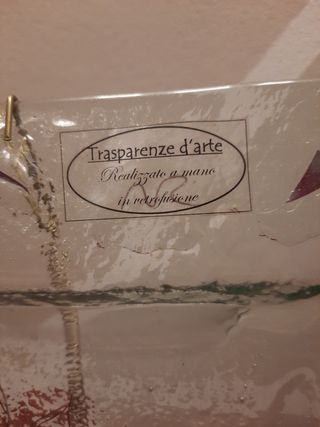 Piatto in vetro 