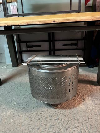 Macetero, lampara,barbacoa