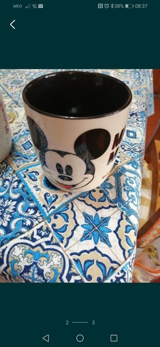  caneca vermelha Mickey 