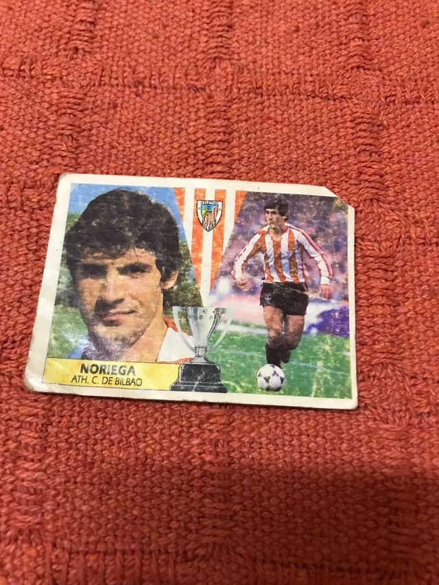 Cromo de Noriega.Liga 87-88.