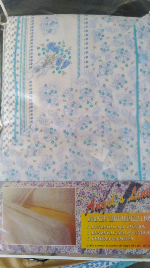 Lanzuola di flanella