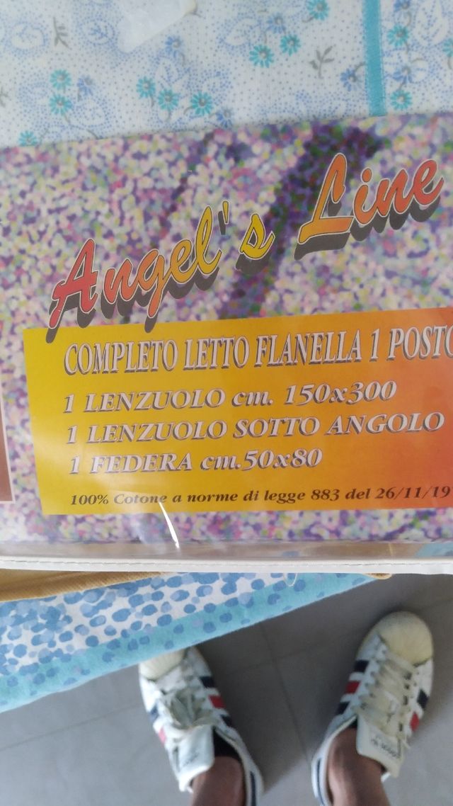 Lanzuola di flanella