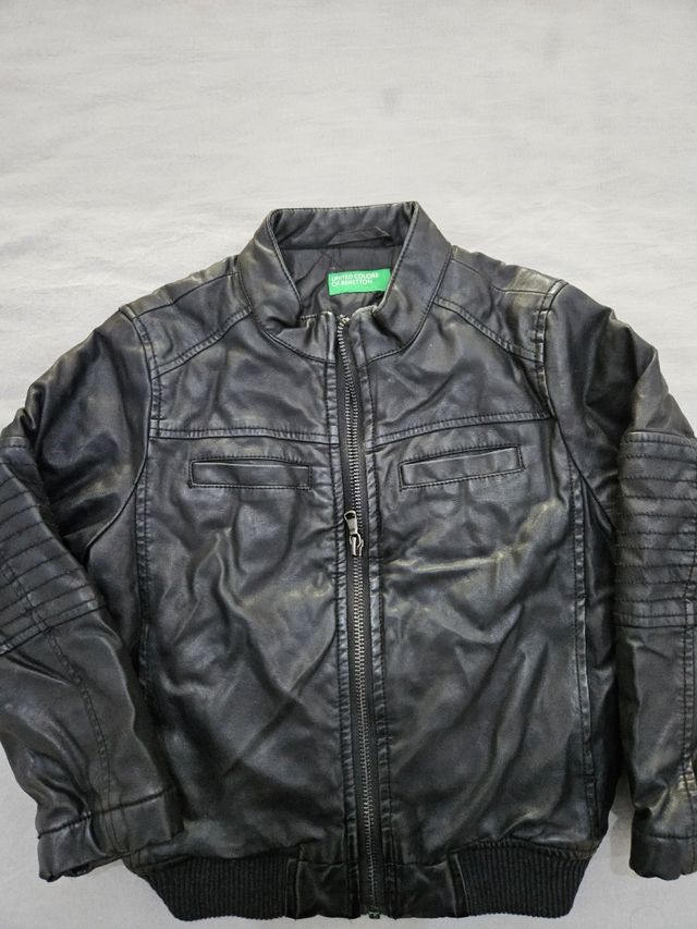 Giacca bimbo ecopelle Benetton