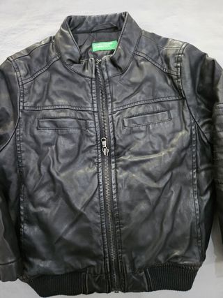 Giacca bimbo ecopelle Benetton