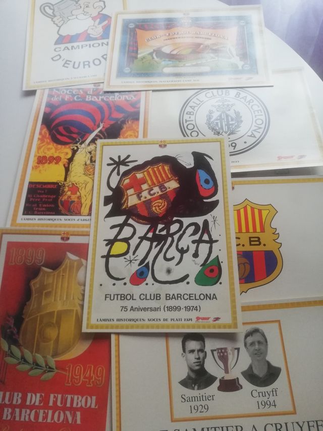 Colección Pins y Láminas Barça