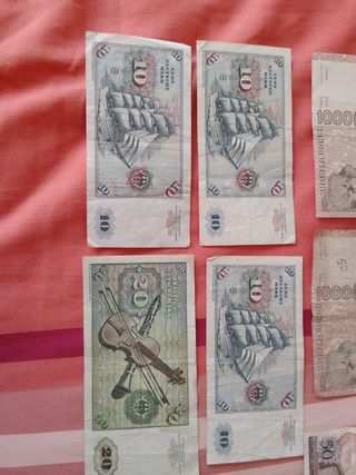 Colección billetes antiguos