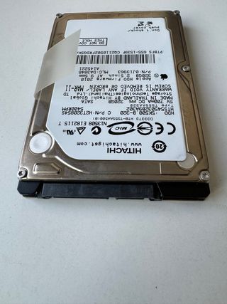 Disco duro Hitachi de 2,5' de 320 GB