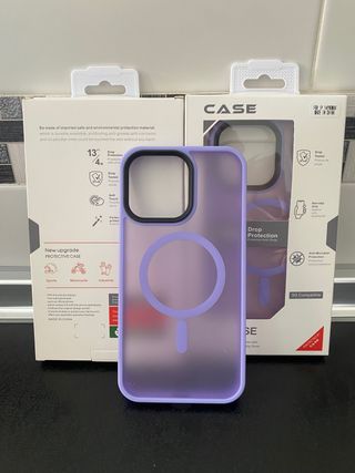 funda iphone 14 pro max magsafe azul