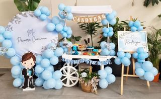 Candy Bar Carrito Chuches Mesa Dulces Decoración