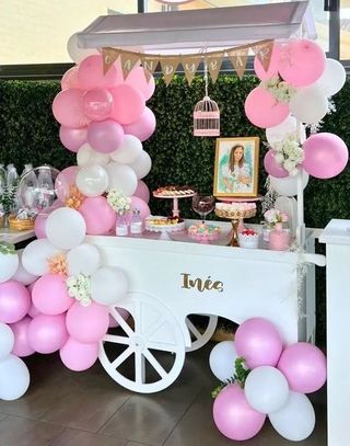 Candy Bar Carrito Chuches Mesa Dulces Decoración