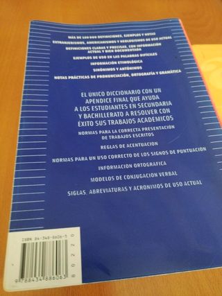 Diccionario Secundaria y Bachillerato  Lengua