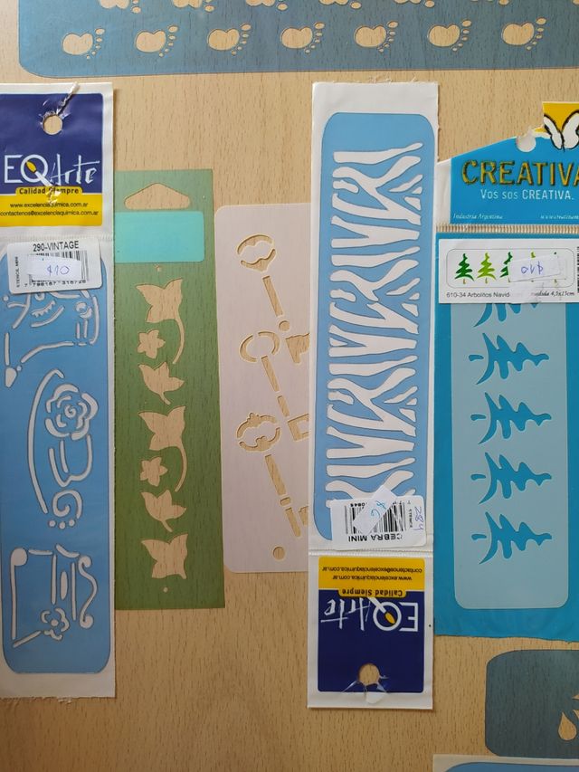 Stencils de diferentes motivos