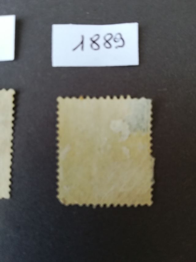 Lotto  7 francobolli Germania anni 1875 e 1889