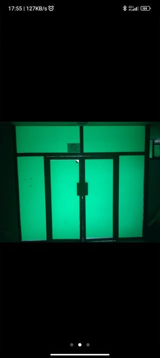 Cristalera separador, entrada comercio, puerta