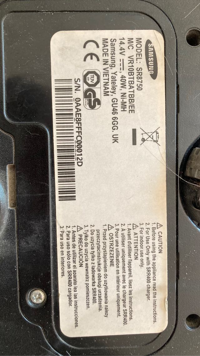 Robot aspiradora Samsung SR8750