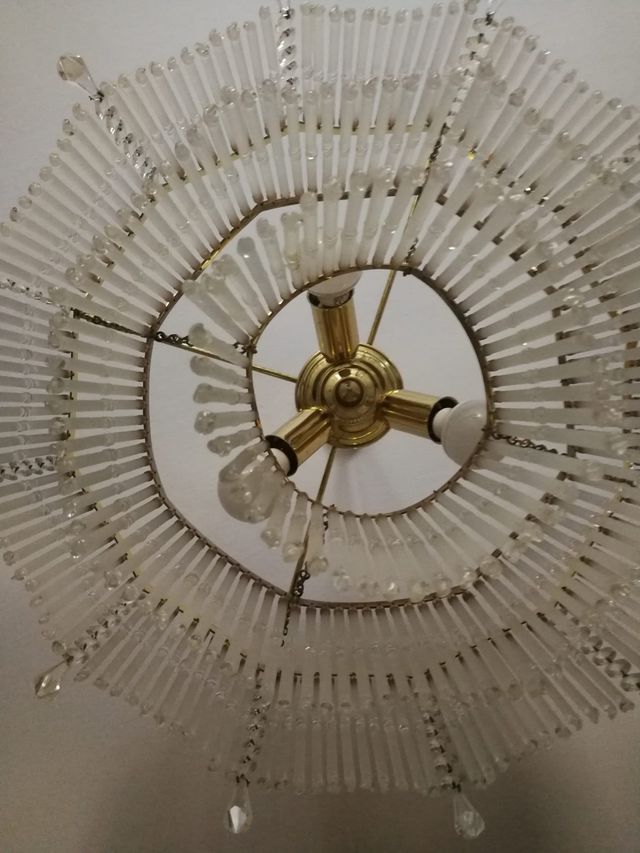 Lámpara cristal vintage