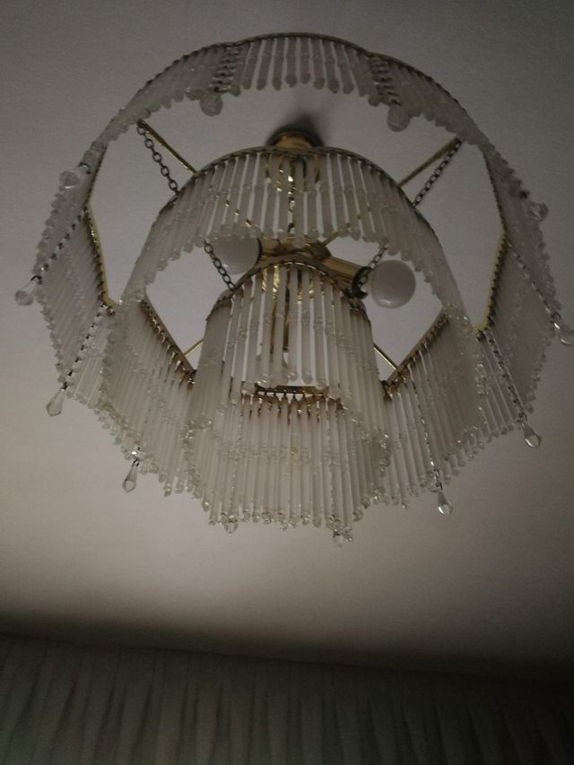 Lámpara cristal vintage