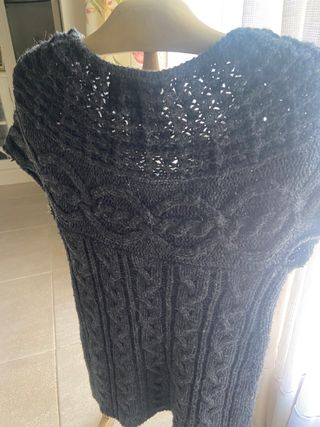 chaleco lana de Bershka