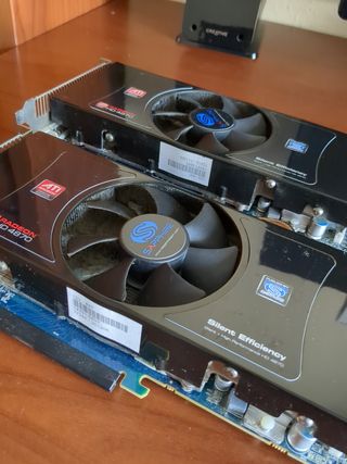 DOS TARJETAS GRÁFICAS ATI RADEON HD 4870 RETRO