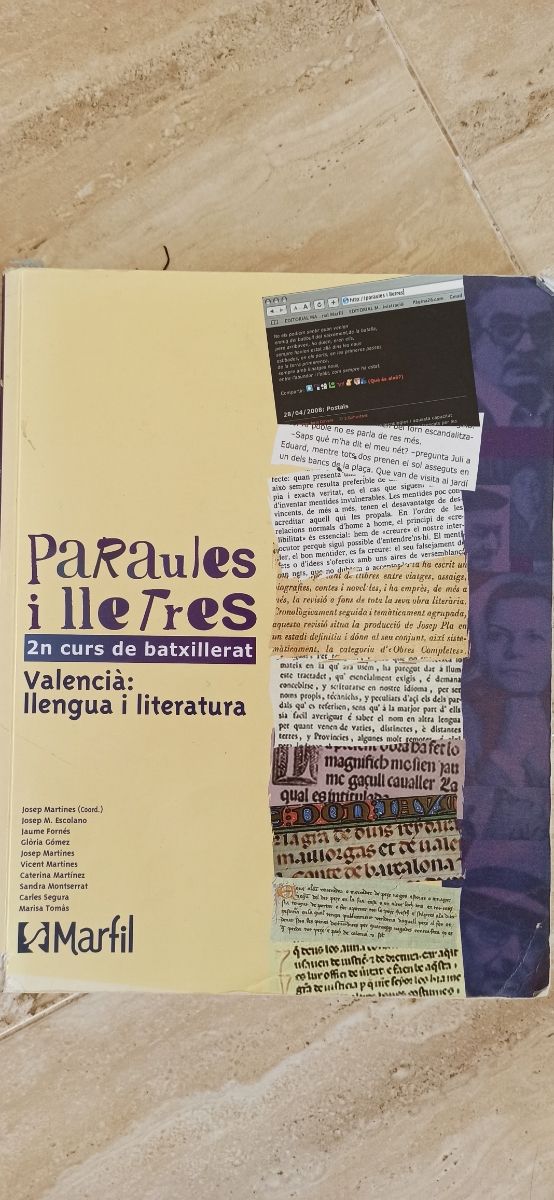Libro escolar Lengua y literatura batchier 2