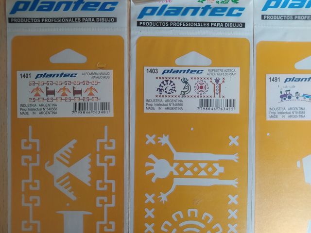 Stencils de diferentes motivos