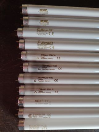 Bombillas barras de luz fluorescente