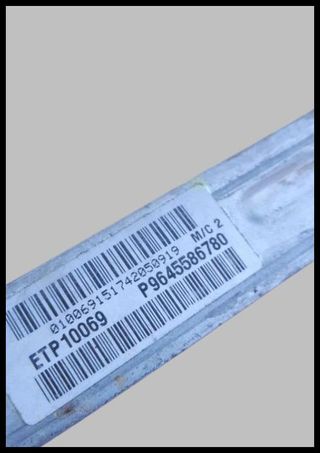 Radiador agua P9645586780 Citroen C4 I Hatchback (