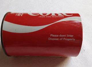 Coca cola barattolo porta matite