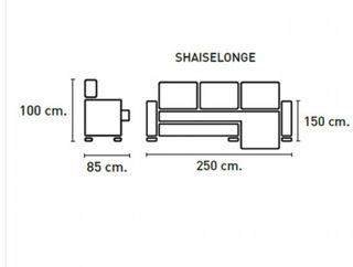 Sofá chaiselongue