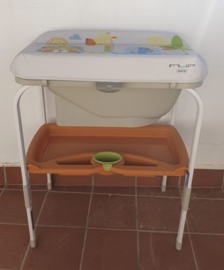 Bañera cambiador bebe