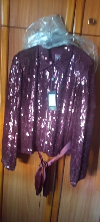 Chaqueta de mujer de lentejuelas