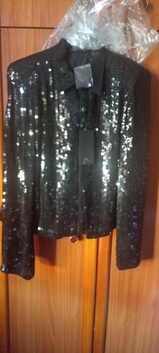 Chaqueta de mujer de lentejuelas