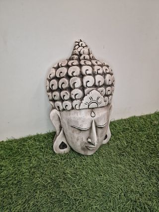 CUADRO BUSTO DE BUDA PIEDRA