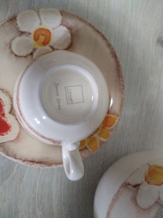 Tazzine con zuccheriera rhun