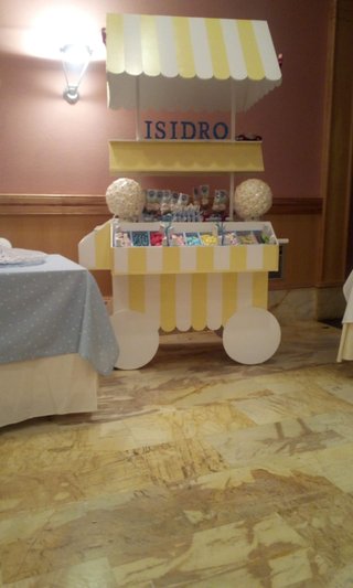 Carro golosinas bodas y comuniones