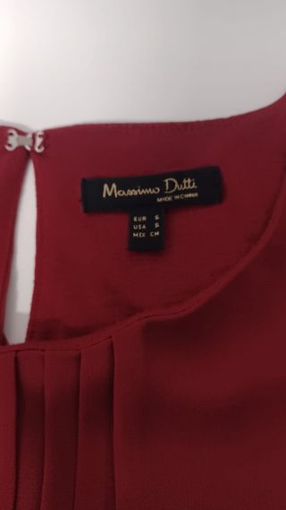 Blusa granate Massimo Dutti