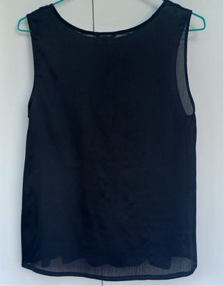 Blusa negra Massimo Dutti