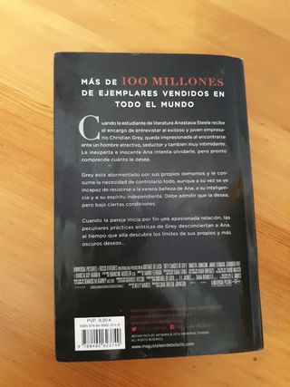 Libro Cincuenta sombras de Grey