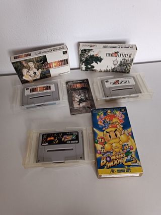 Lote Super famicom 12 juegos