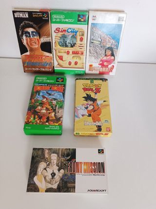 Lote Super famicom 12 juegos