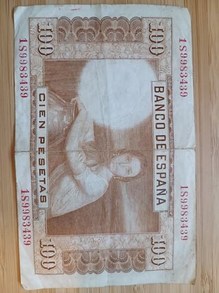 Billete 100 Pesetas  de 1953