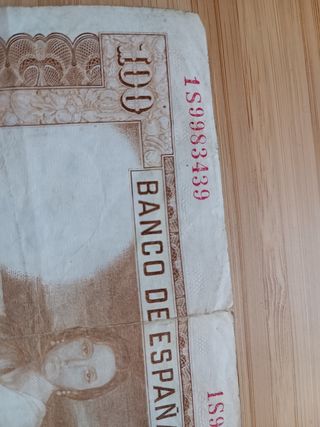 Billete 100 Pesetas  de 1953