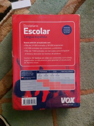 Diccionario lengua española Vox