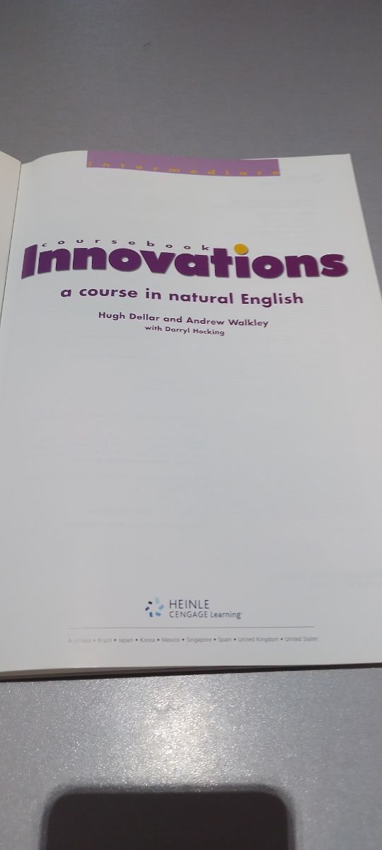 Ingles -Course book Innovations
