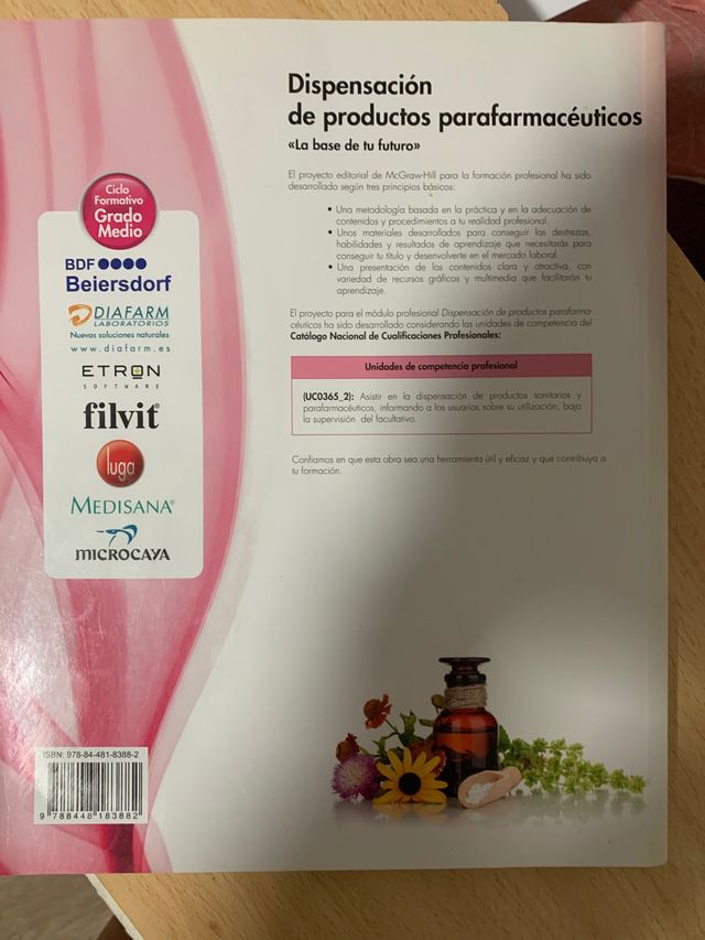 Disposicion de productos parafarmaceuticos