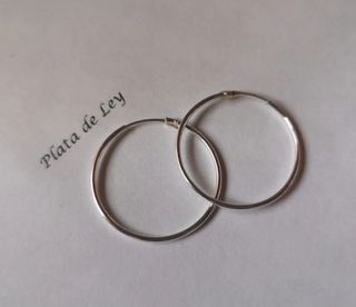 Pendientes Aro Plata de Ley