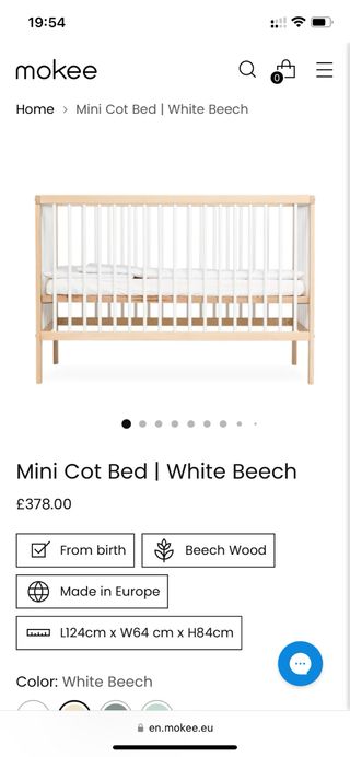 Cuna/cama evolutiva + colchon