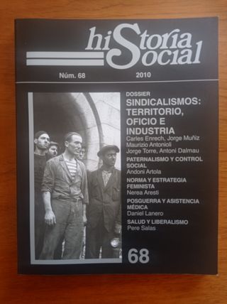 Revista Historia Social N° 68 2010 Nueva