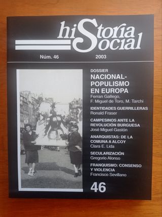 Revista Historia Social N°46 2003 Alcoi