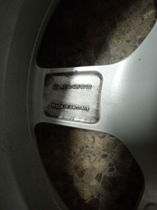 llantas AmG originales doble medida de Mercedes